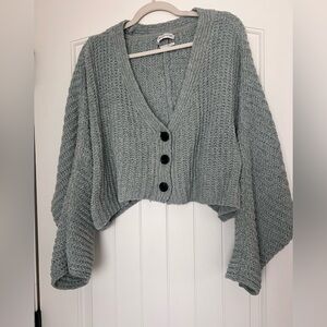Cozy Green Knit Sweater